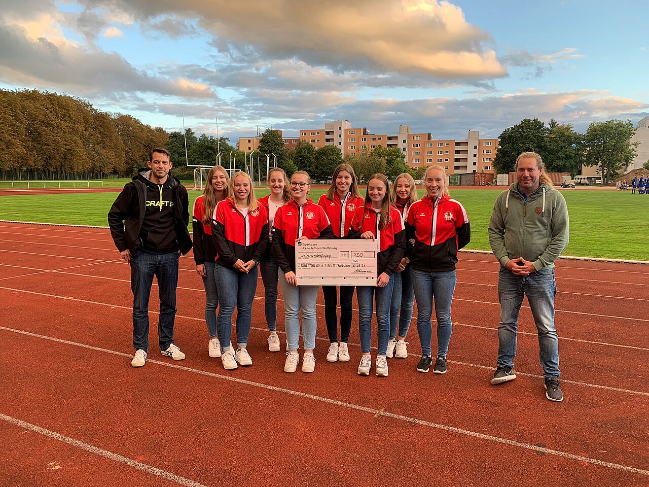 Ehrung der TGW-Jugend Mannschaft durch den KreisSportBund Celle e.V.