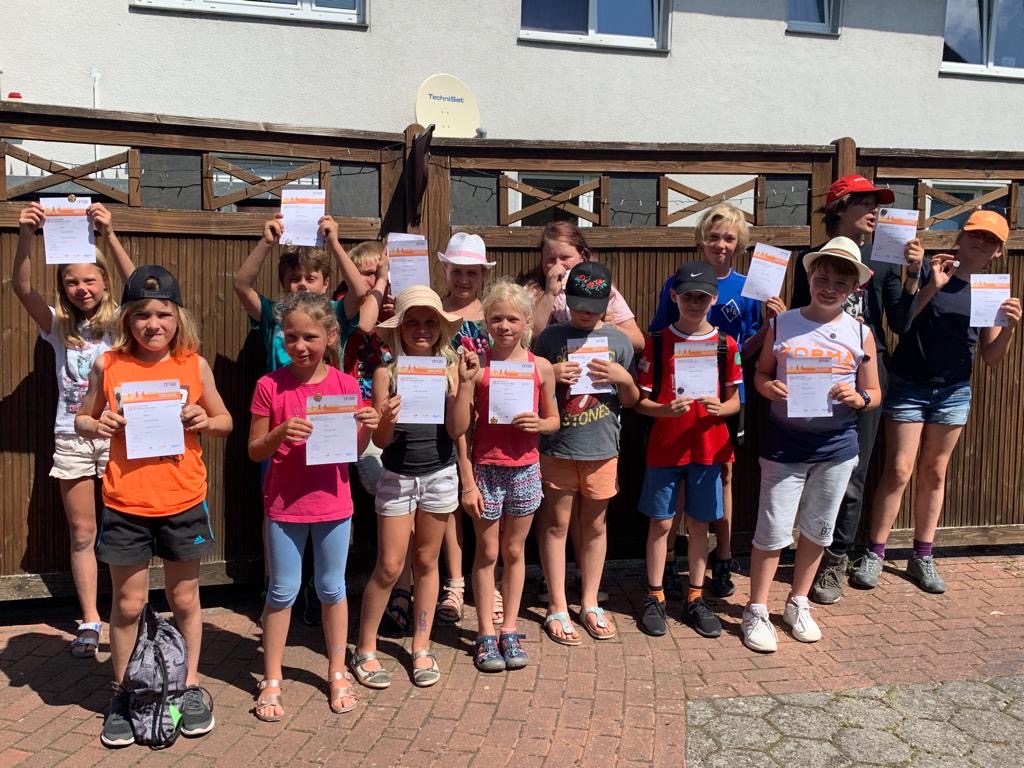 Sportabzeichen: Alle Kinder erlangten die begehrte Auszeichnung