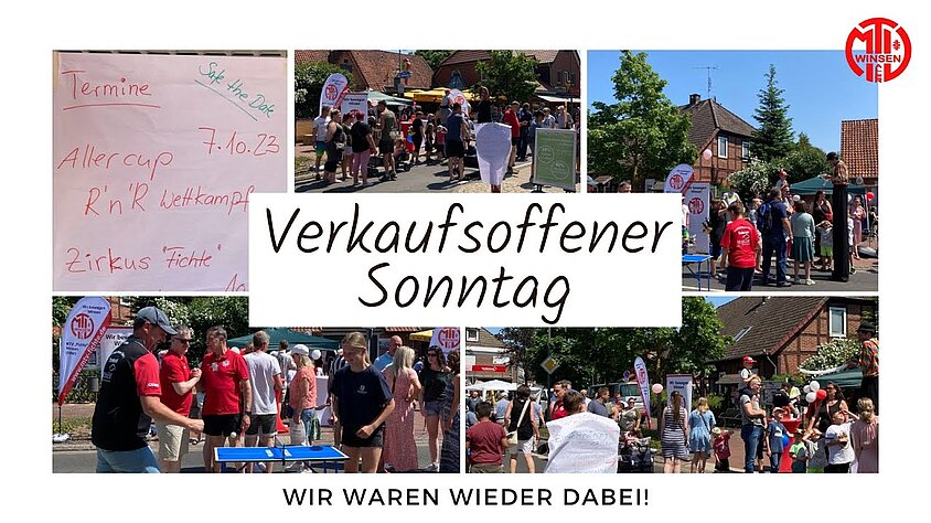 Verkaufsoffener Sonntag am 11. Juni 2023 - wir waren wieder dabei!